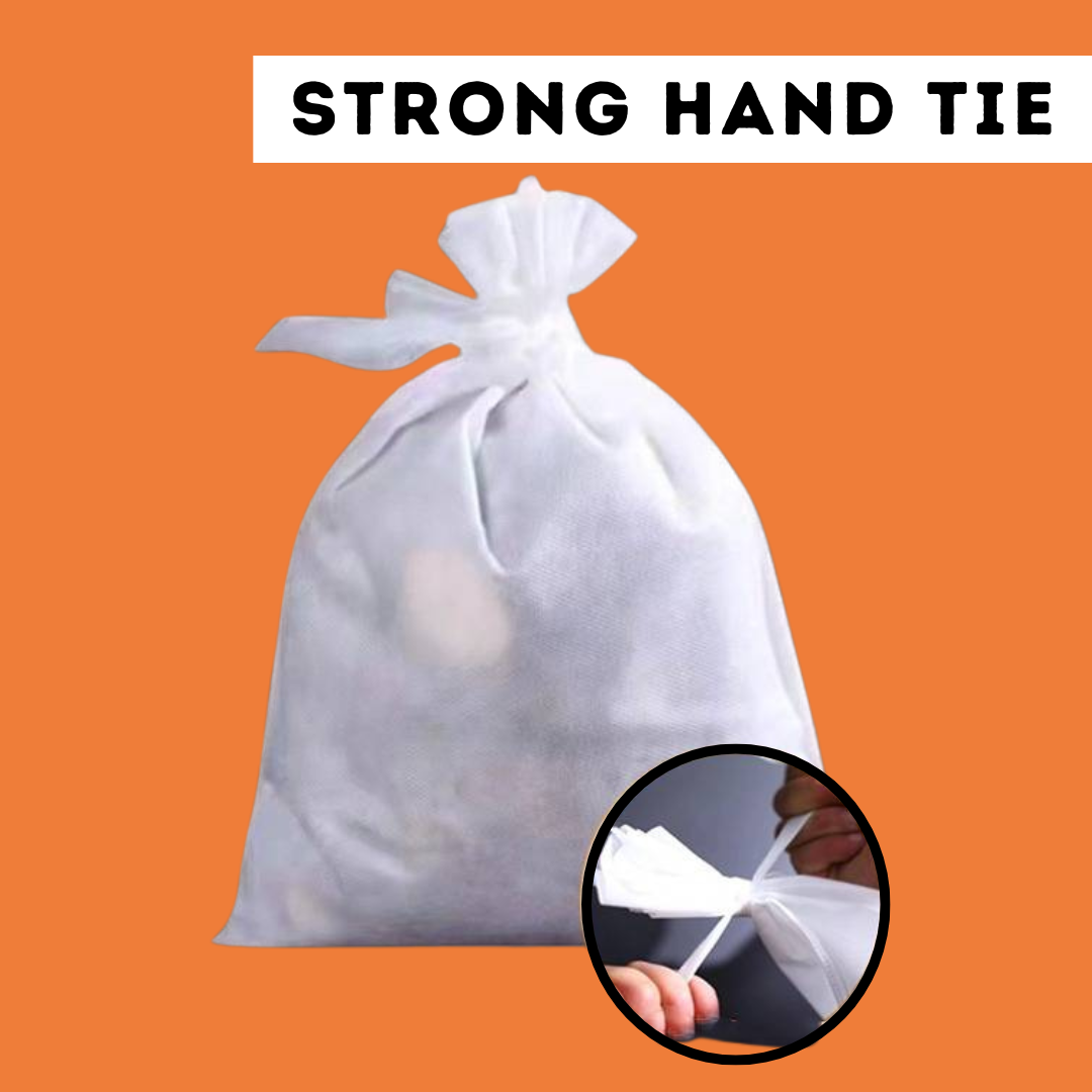 Ultimate Large Disposable Tea Bags Size 12"x16" for brew bulk tea