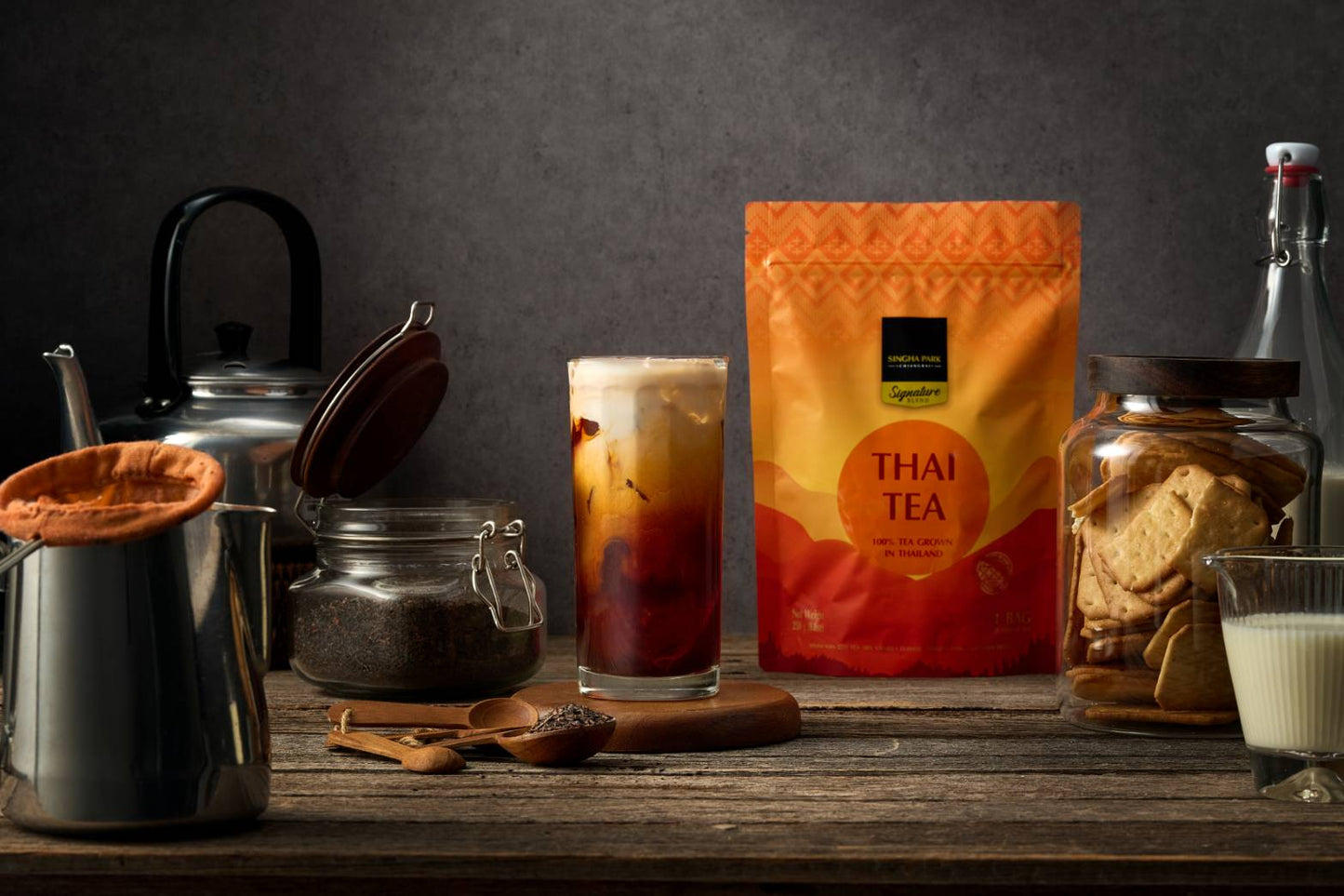 Singha Park Premium Thai Tea Mix - Grown in Nan, Thailand (250 g)